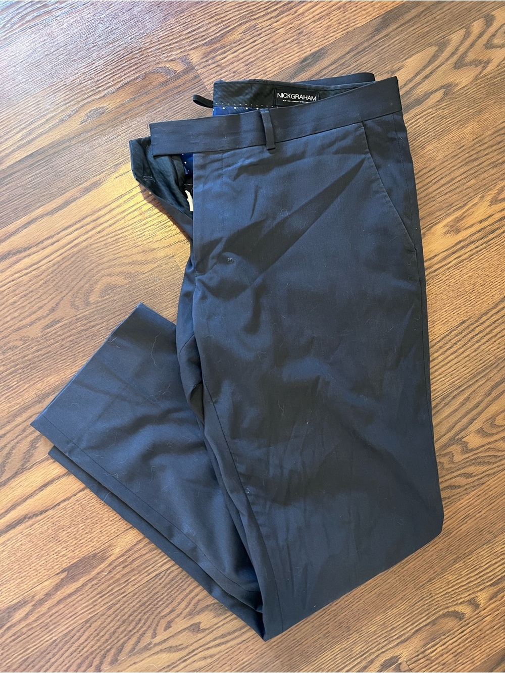 Men's Dark Navy Dress Pants